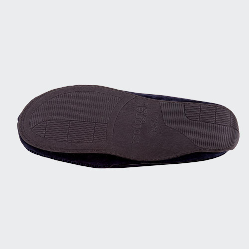 Isotoner Airtex Suedette Moccasin Slippers – Navy