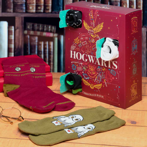 Harry Potter Hogwarts Sock Advent Calendar 2021