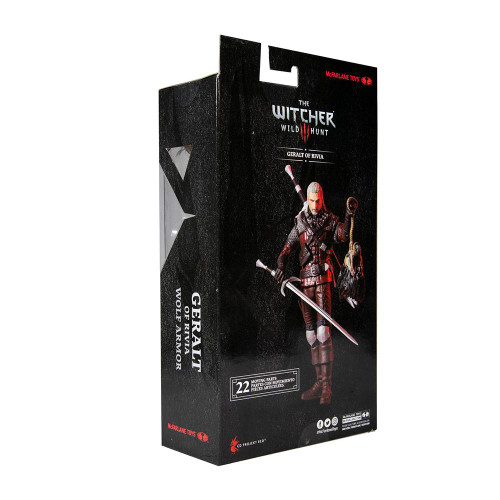The Witcher Geralt in Wolf Armour 7” Action Figure