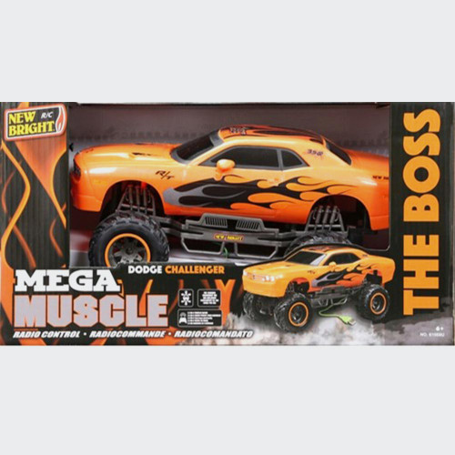 Mega Muscle Dodge Challenger RC Car in 1:10 Scale