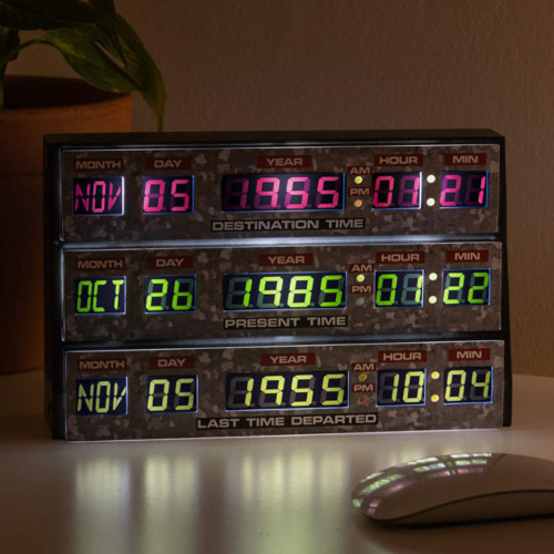 Back to the Future DeLorean Time Machine Console 3D Lamp