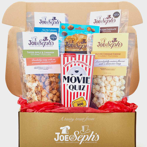 Movie Quiz Night Popcorn Gift Box by Joe & Seph’s