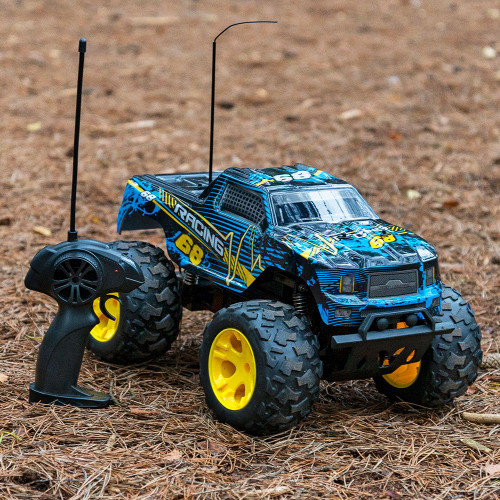 Remote Controlled Racing Truck in Blue