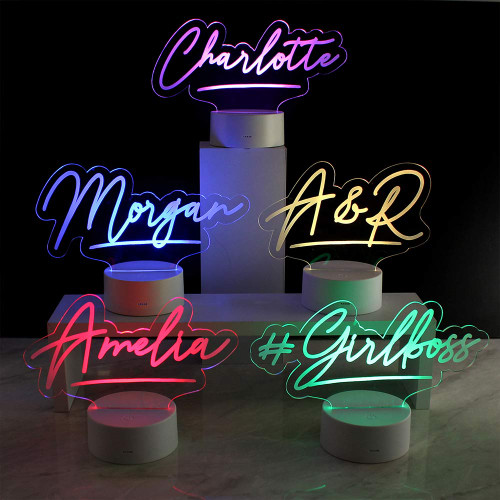 Personalised Name Light - Colour Changing