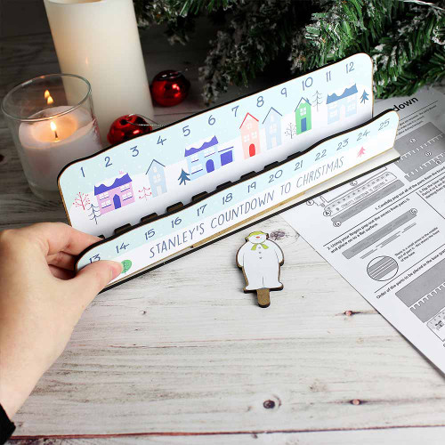Personalised Make Your Own The Snowman Advent Countdown Kit