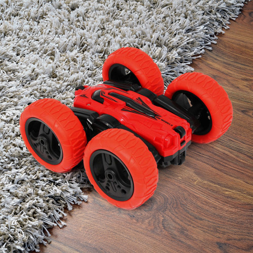 Remote Control 4 Wheel Stunt Car - Red