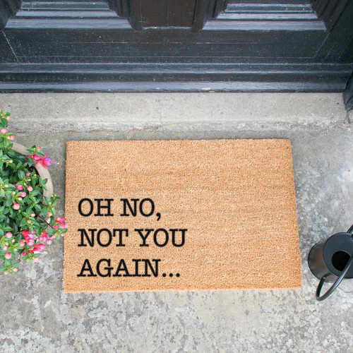 Oh No, Not You Again Doormat