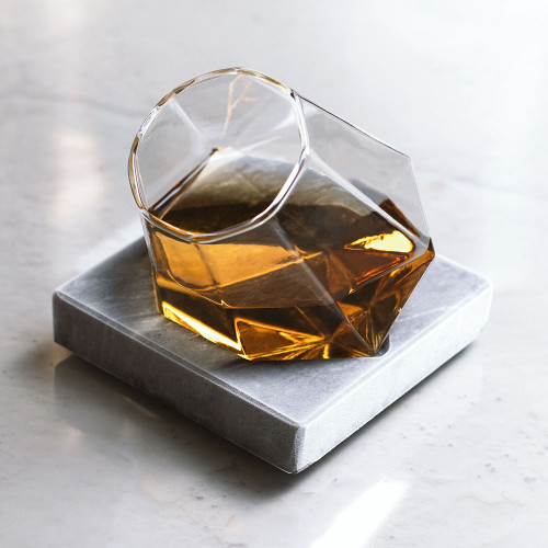 Diamond Glass and Cooling Coaster