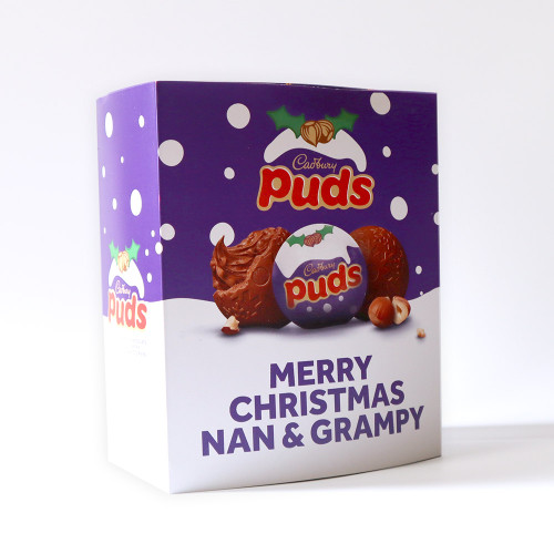 Personalised Cadbury Christmas Puds Favourites Box