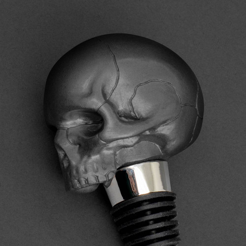 Death by Wine Skull Bottle Stopper