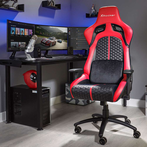 X Rocker Stinger Esports Ergonomic Gaming Chair – Red