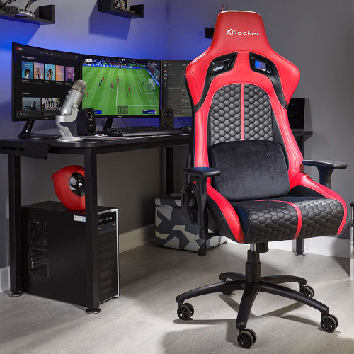 X Rocker Stinger Esports Ergonomic Gaming Chair – Red