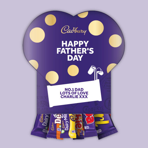 Personalised Cadbury Mixed Favourites Box - Heart Design