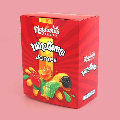 Personalised Wine Gums Favourites Box
