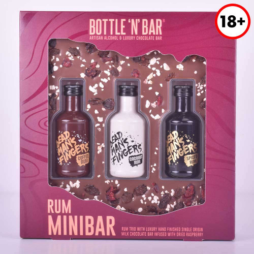 Bottle ‘N’ Bar Rum Minibar – Rum and Chocolate