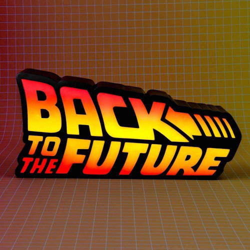 Back to the Future Logo Desk Lamp