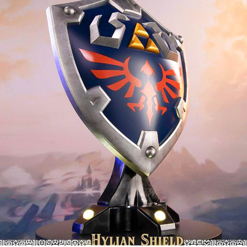 The Legend of Zelda Breath of the Wild Hylian Shield 12” Statue