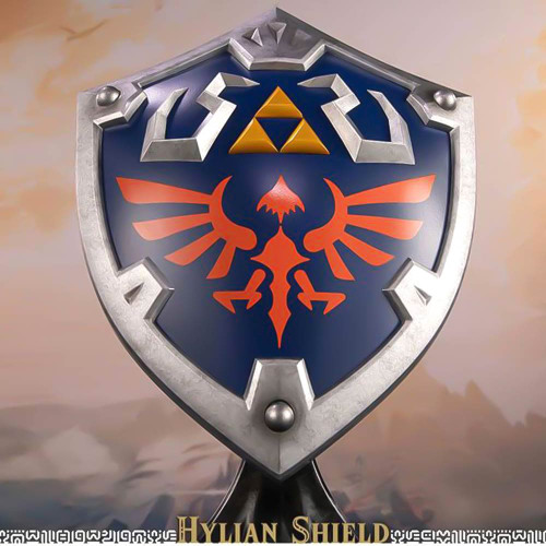 The Legend of Zelda Breath of the Wild Hylian Shield 12” Statue