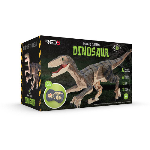 The retail box for the Remote Controlled Dinosaur, showing the 8+ age rating.