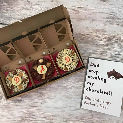 Father’s Day ‘Dad’ Mini Chocolate Pizza Gift Pack