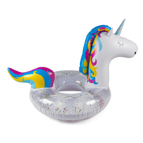 Giant Glitter Unicorn Pool Float