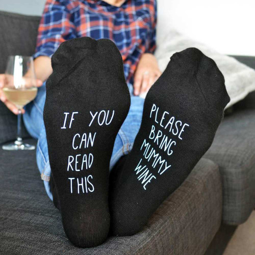 Personalised ‘Please Bring Wine’ Socks