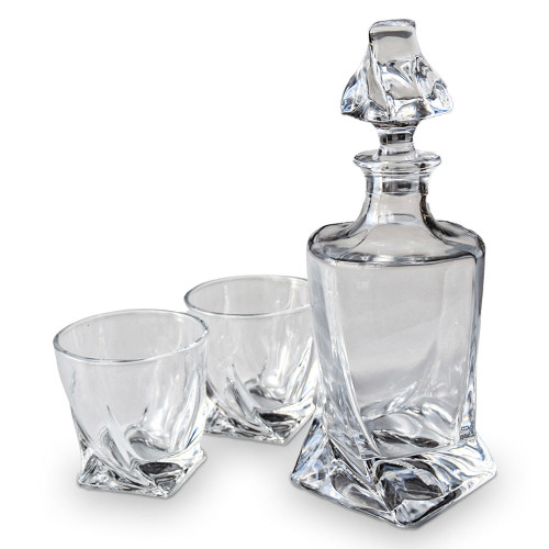 Twisted Decanter Set