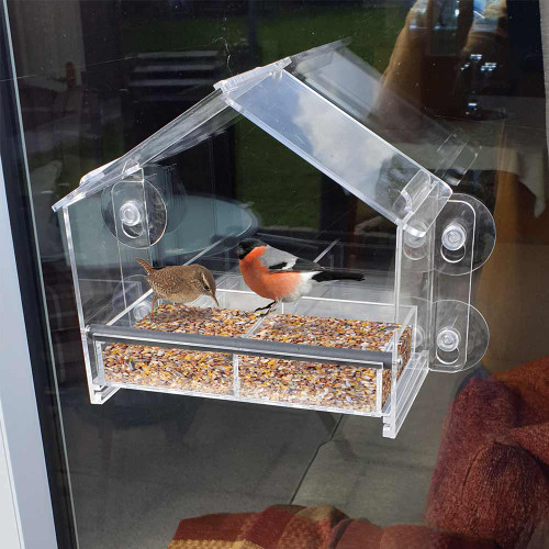 Frequent Flyers Crystal Clear Bird Feeder