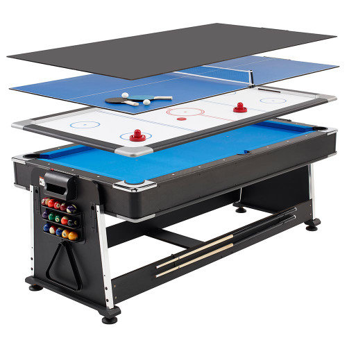 Revolver 3 in 1 Games Table – Pool, Air Hockey, Table Tennis