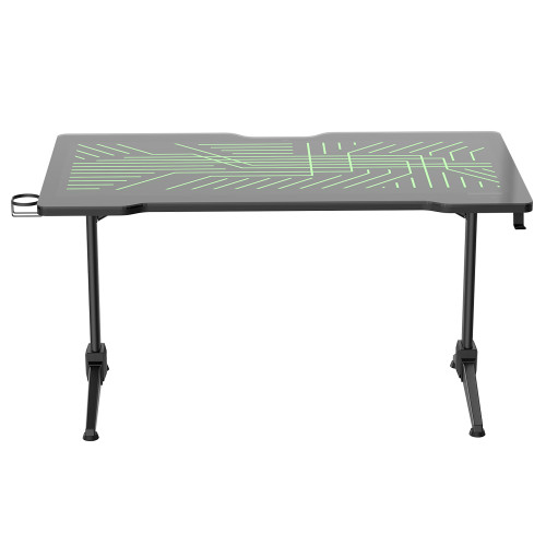 Deltaco Premium Glass Top RGB Gaming Desk