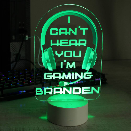 Personalised Gaming LED Colour-Changing Light