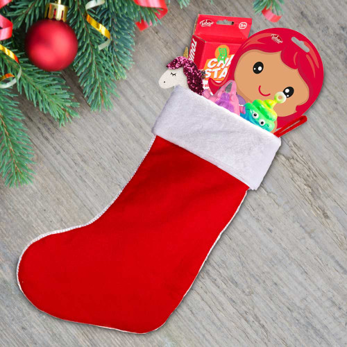 Filled Christmas Stocking for Girls