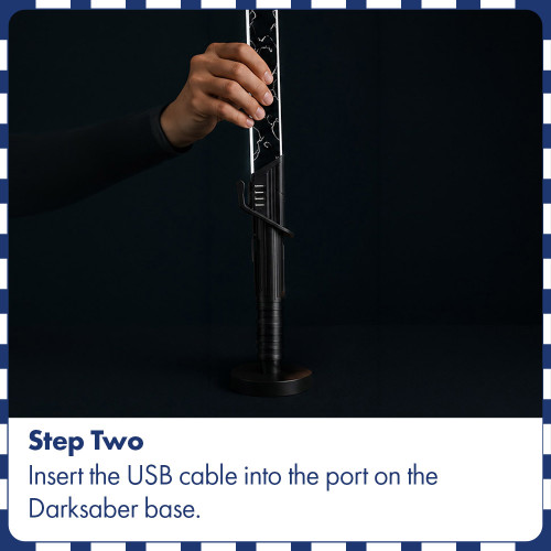 Star Wars: The Mandalorian Dark Saber Desk Light