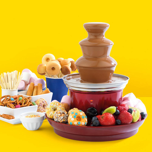 G&P Choc Fountain With Trays Red