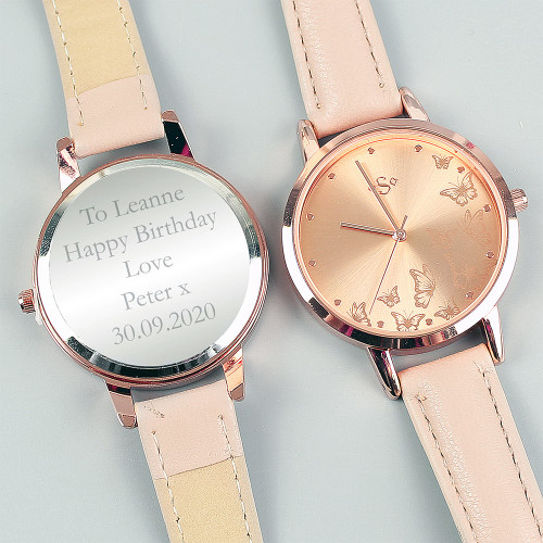 Personalised Rose Gold Watch Version 2
