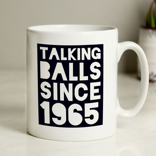 Personalised ‘Talking Balls Since’ Mug