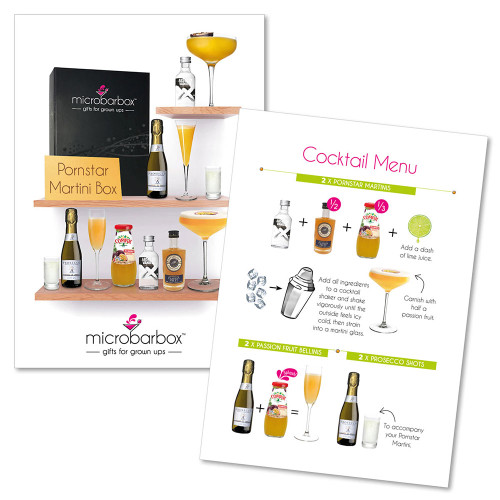 MicroBarBox Pornstar Martini Cocktail Box