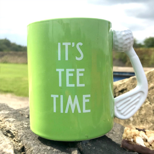Personalised It's Tee Time Golf Mug