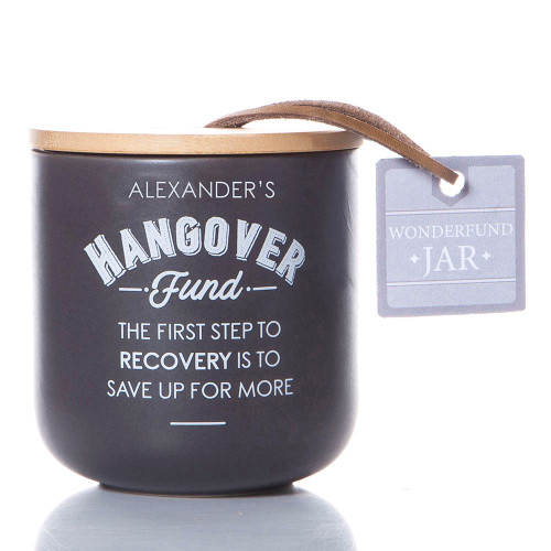 Personalised Hangover Fund Jar