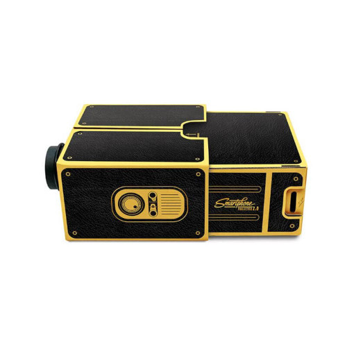 Smartphone Projector 2.0 in Black and Gold