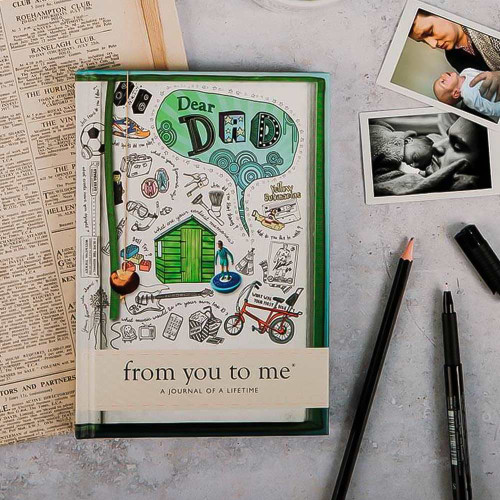 Dear Dad, From You to Me Journal – Guided Memory Book
