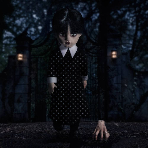 The Addams Family 10” Wednesday and Thing Living Dead Doll