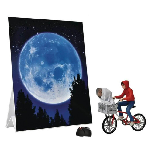 E.T. Elliot and E.T. on a Bicycle 7” NECA Figure