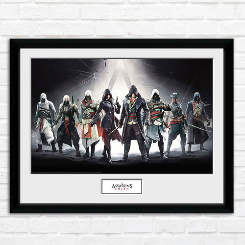 Assassin's Creed Characters Framed Print