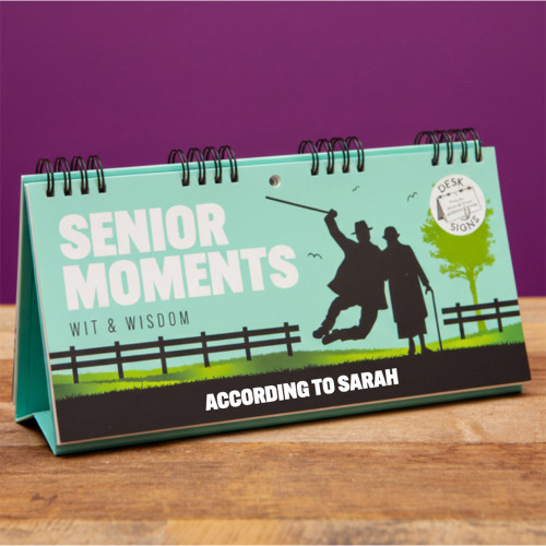 Personalised Senior Moments Flip Book