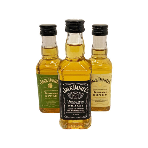 Jack Daniel’s Whiskey Trio and Glass Gift Set