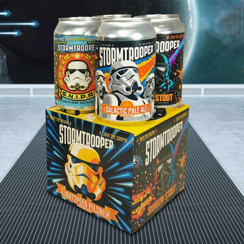 Star Wars Stormtrooper Beer Mixed 4 Pack – Only at Menkind!
