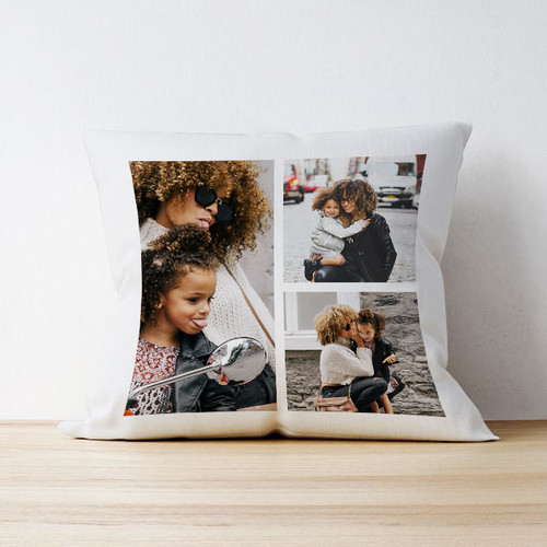Personalised Photo Cushion – 3 Photos