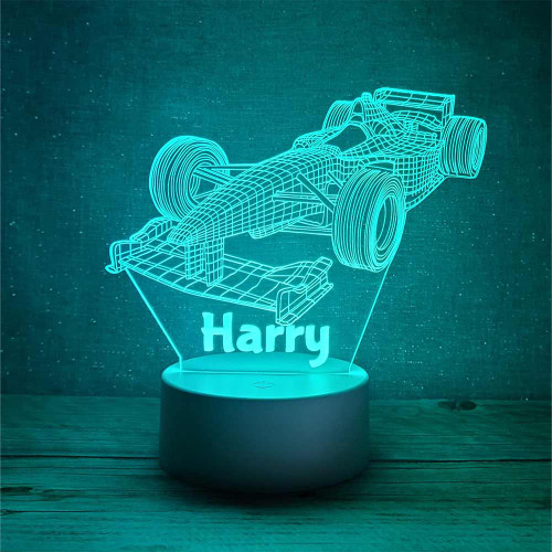 Personalised F1 Racing Car LED Light