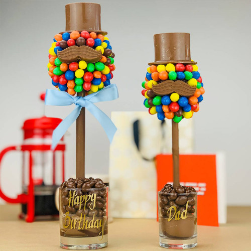 Personalised Peanut M&M’s Hat and Moustache Tree